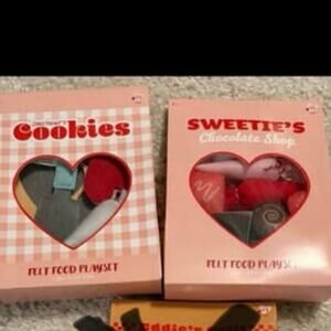 Set of 2 Felt Play Food Sets